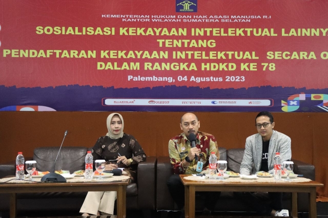 sosialisasi kekayaan intelektual kemenkumham sumsel 1