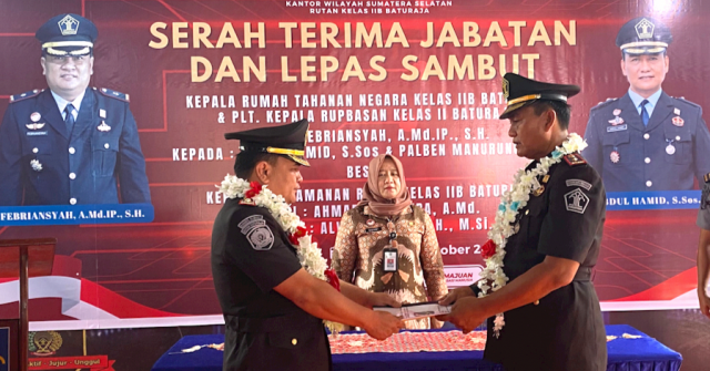 sertijab kalapas Kemenkumham Sumsell