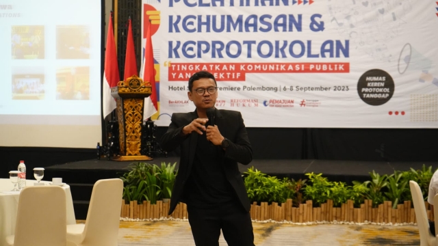 pelatihan kehumasan keprotokolan kemenkumham sumsel 1