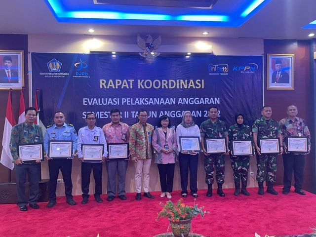 Penghargaan Kemenkumham Sumsel KPPN 1