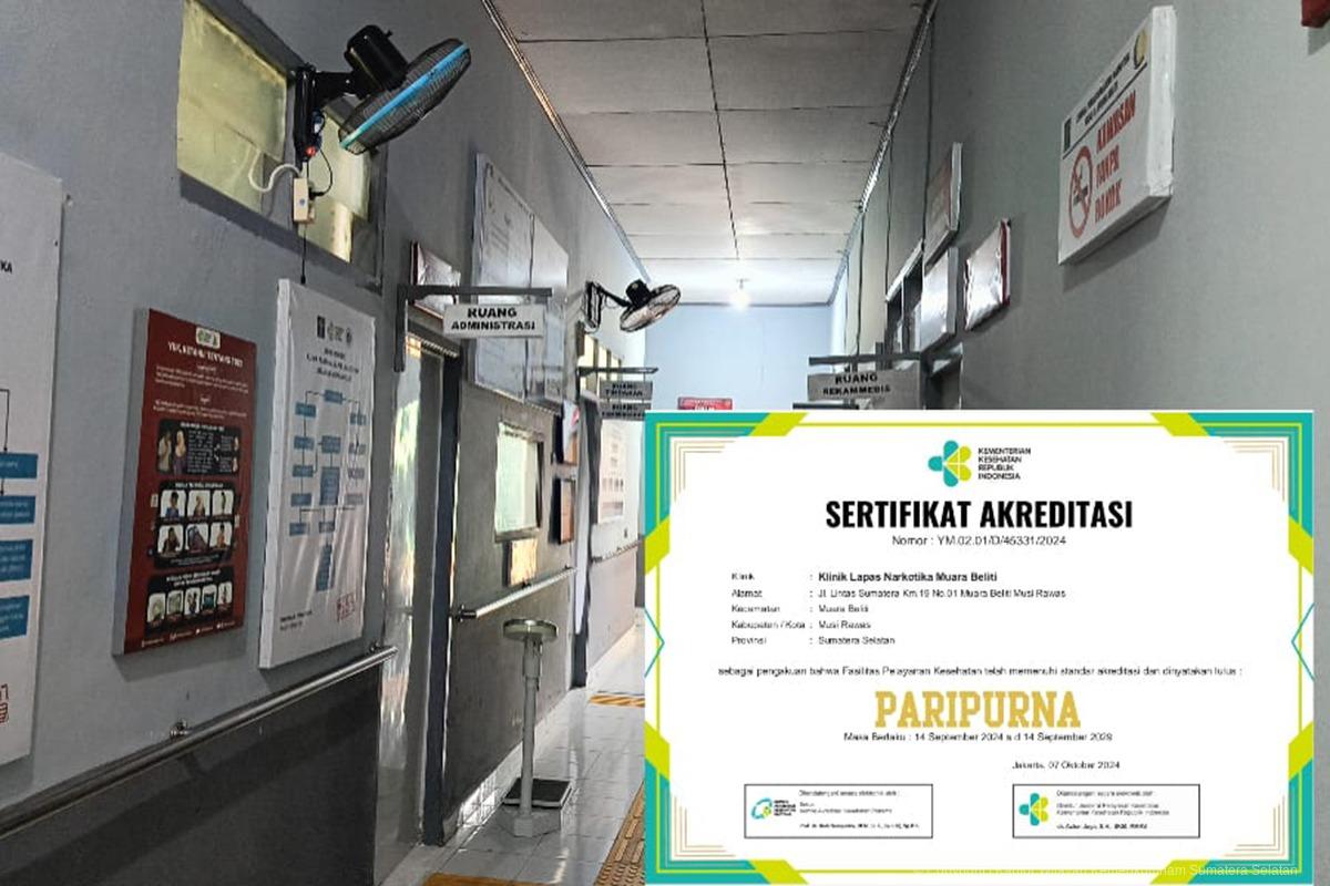 klinik paripurna sumsel lapas 1