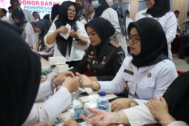 donor darah kumham sumsel sehat 1