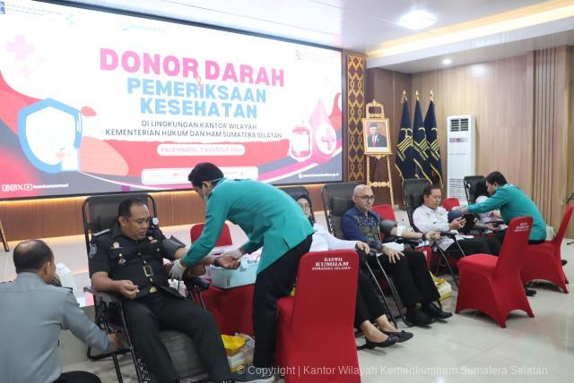 donor darah kumham sumsel sehat 5